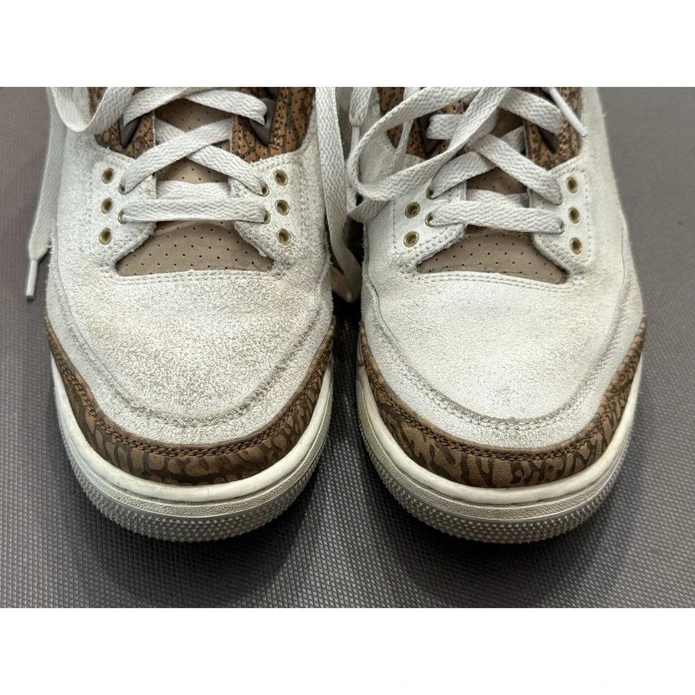Air Jordan 3 Retro Palomino Cream Men's Size 9.5 (CT8532-102) Minor Wear